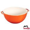 Bowl com Alças Staub Ceramic 25cm Laranja