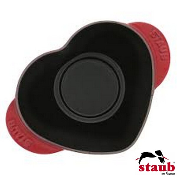 Caçarola Coração 20cm Cereja Staub Specialties de Ferro Fundido