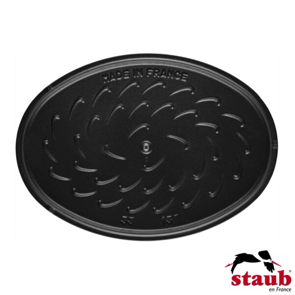 Caçarola Oval 32cm Mar Turquesa Staub La Mer Chistera de Ferro Fundido