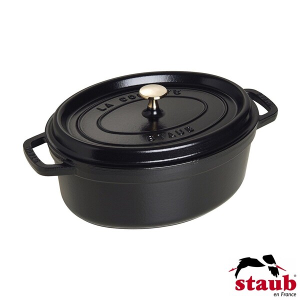 Caçarola Oval 15cm Preta Staub La Cocotte de Ferro Fundido