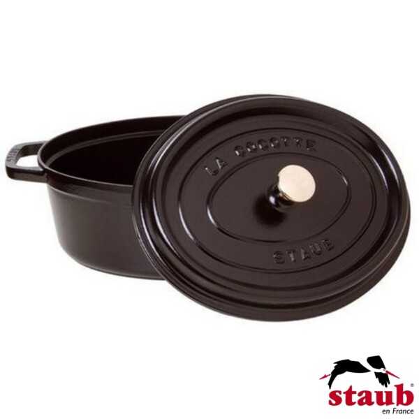 Caçarola Oval 15cm Preta Staub La Cocotte de Ferro Fundido