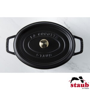 Caçarola Oval 15cm Preta Staub La Cocotte de Ferro Fundido