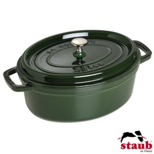 Caçarola Oval 27cm Verde Basil Staub La Cocotte de Ferro Fundido