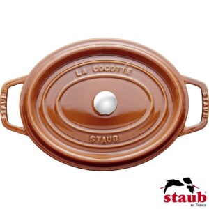 Caçarola Oval 29cm Canela Staub La Cocotte de Ferro Fundido