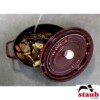 Caçarola Oval 31cm Vermelha Granada Staub La Cocotte de Ferro Fundido