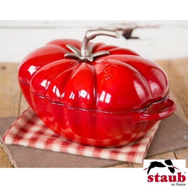 Caçarola Tomate 25cm Cereja Staub Specialties de Ferro Fundido