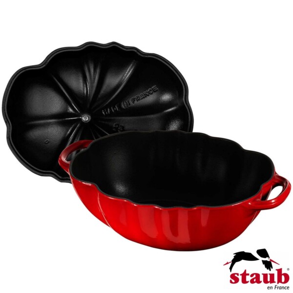 Caçarola Tomate 25cm Cereja Staub Specialties de Ferro Fundido