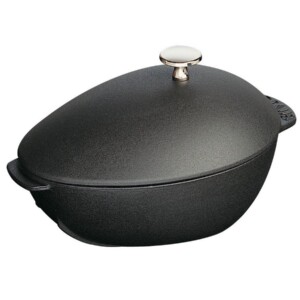 Caçarola para Frutos do Mar Oval 25cm Preta Staub Specialties de Ferro Fundido