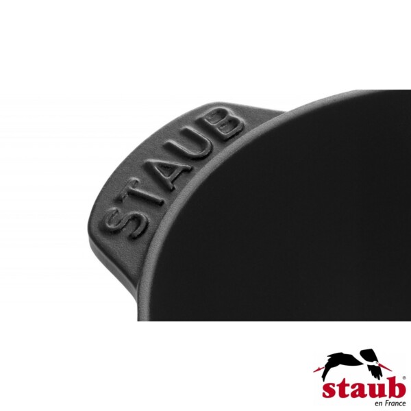 Caçarola para Frutos do Mar Oval 25cm Preta Staub Specialties de Ferro Fundido