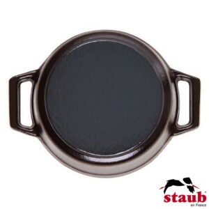 Caçarola Redonda 16cm Preta Staub La Cocotte de Ferro Fundido