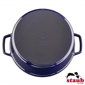 Caçarola Redonda 30cm Azul Marinho Staub La Cocotte de Ferro Fundido