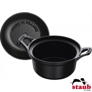 Caçarola Redonda 12cm Preta Staub La Coquette de Ferro Fundido