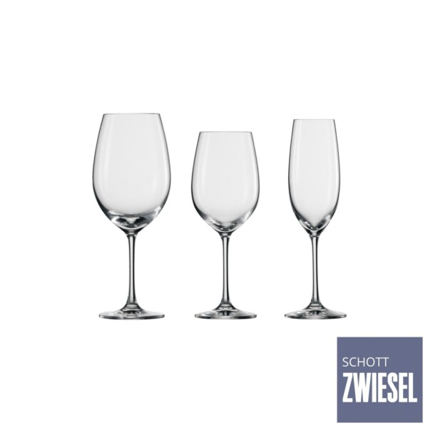 Cj. 12 Taças Schott Zwiesel Ivento de Cristal