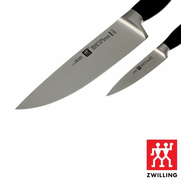 Cj. 2 Facas Zwilling Pure de Aço Inox