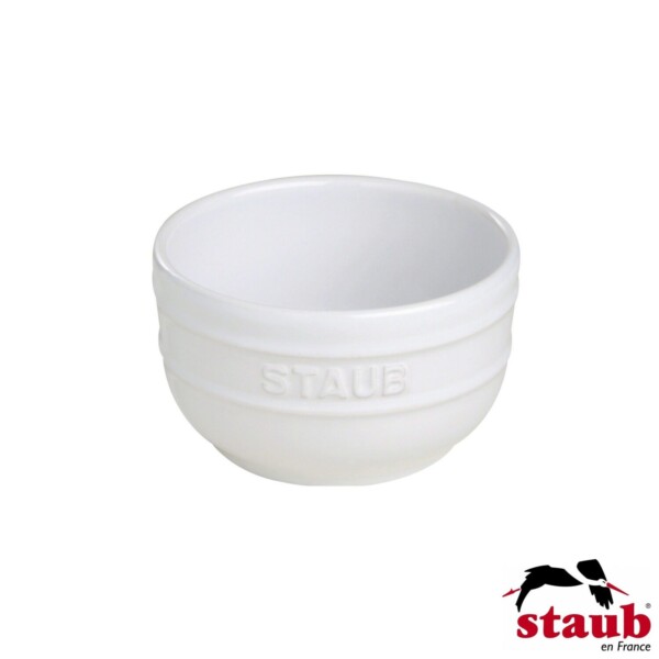 Cj. 2 Ramequim 8cm Branco Staub Ceramic