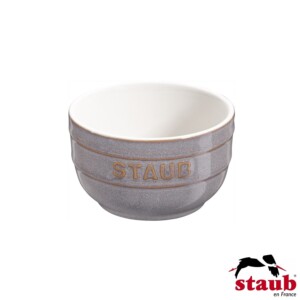 Cj. 2 Ramequim 8cm Cinza Anciant Staub Ceramic