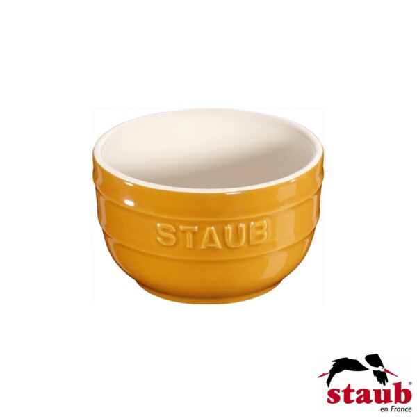 Cj. 2 Ramequim 8cm Mostarda Staub Ceramic