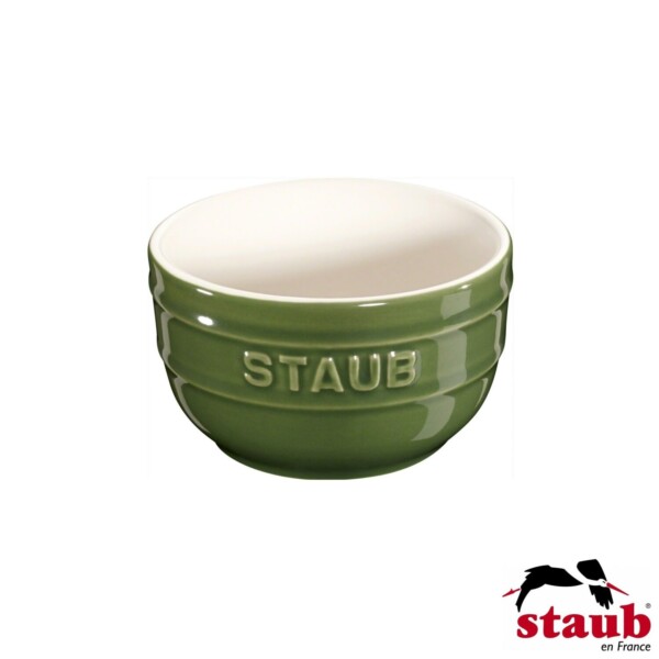 Cj. 2 Ramequim 8cm Verde Basil Staub Ceramic