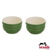 Cj. 2 Ramequim 8cm Verde Basil Staub Ceramic