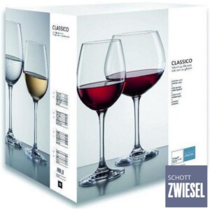 Cj. 24 Taças Schott Zwiesel Classico de Cristal