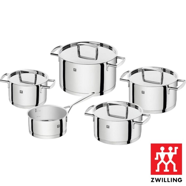 Cj. 5 Panelas de Aço Inox Zwilling Passion