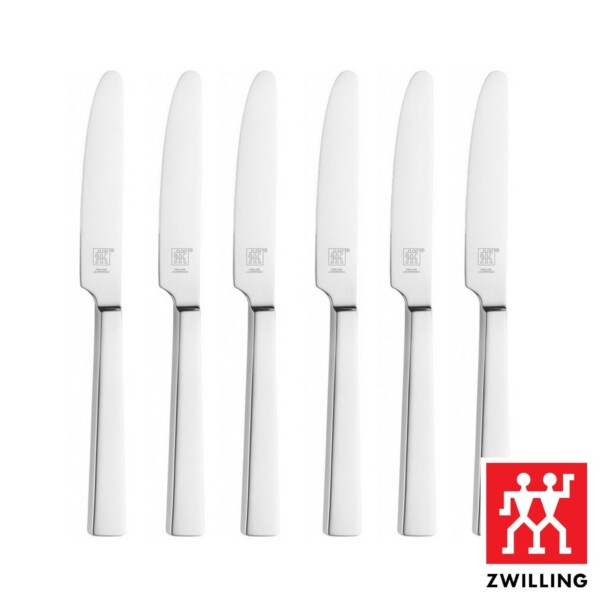 Cj. 6 Facas para Sobremesa Zwilling Dinner de Aço Inox