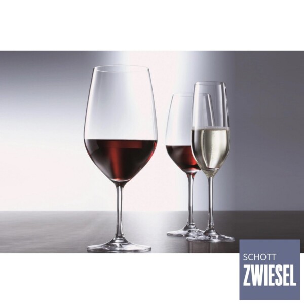 Cj. 6 Taças para Bordeaux Pokal 626ml Schott Zwiesel Vina 626ml de Cristal