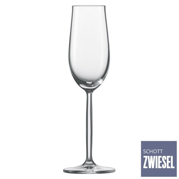Cj. 6 Taças para Champagne (Flute) 109ml Schott Zwiesel Diva de Cristal