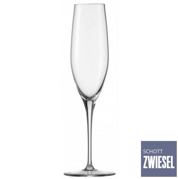 Cj. 6 Taças para Champagne (Flute) 225ml Schott Zwiesel Gusto Zwiesel 1872 de Cristal