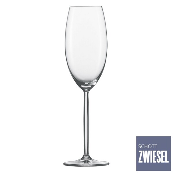 Cj. 6 Taças para Champagne (Flute) 293ml Schott Zwiesel Diva de Cristal