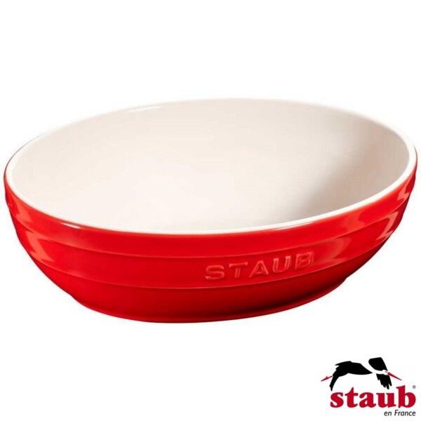 Cj. Multi Bowl Oval 2 Peças 23 e 27cm Staub Ceramic Cereja