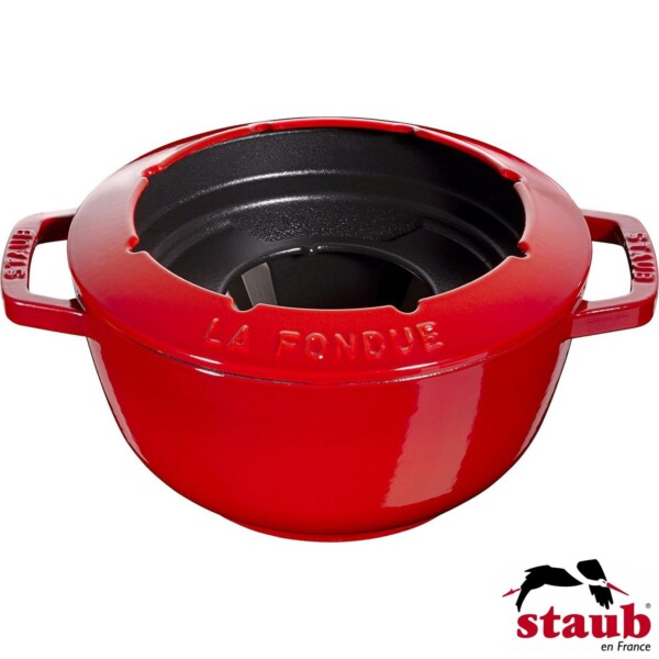 Cj. para Fondue Staub Specialties 20cm Cereja de Ferro Fundido