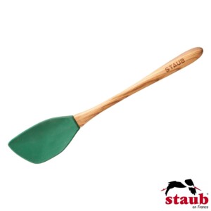 Colher Staub Olive 31cm de Silicone Verde Basil