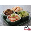 Cj. para Aperitivos Staub Ceramic Verde Basil