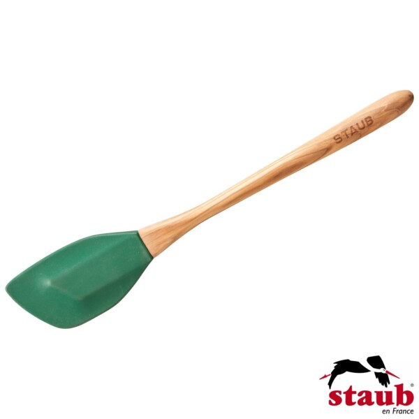 Espátula Staub Olive 31cm de Silicone Verde Basil