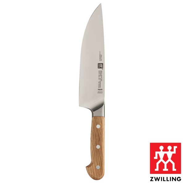 Faca Chef 8" Zwilling Pro Wood de Aço Inox