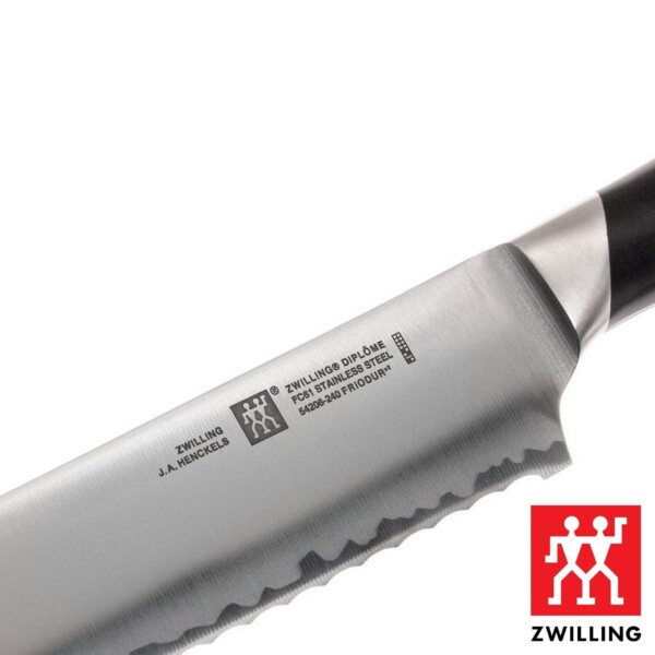 Faca de Pão 230mm Zwilling Diplôme de Aço Inox