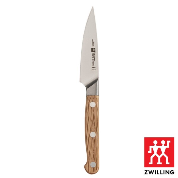 Faca para Guarnecer 4" Zwilling Pro Wood de Aço Inox