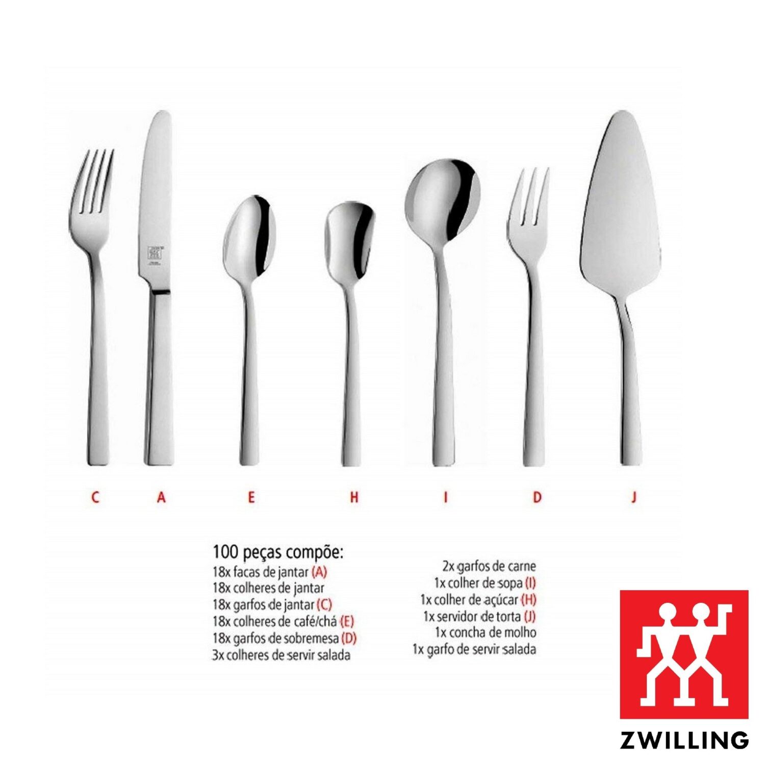 Kit 12 Colheres Café Chá Sopa Utensílio Aço Inox Servir Simples