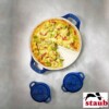 Fôrma para Torta 24cm Azul Marinho Staub Ceramic