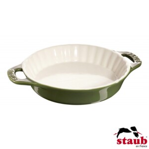 Fôrma para Torta 24cm Verde Basil Staub Ceramic