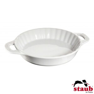 Fôrma para Torta 28cm Branca Staub Ceramic