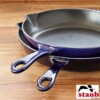 Frigideira 30cm Azul Marinho Staub Grill Pans de Ferro Fundido