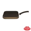 Grill Quadrado de Alumínio 27cm Ballarini Amalfi com Antiaderente