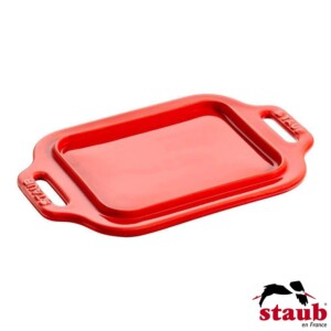 Manteigueira com Tampa Staub Ceramic Cereja