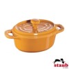 Mini Caçarola Oval 11cm Mostarda Staub Ceramic