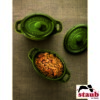 Mini Caçarola Oval 11cm Verde Basil Staub Ceramic