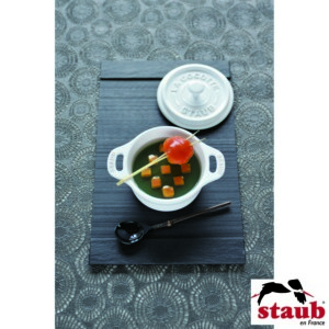 Mini Caçarola Redonda 10cm Branca Staub Ceramic