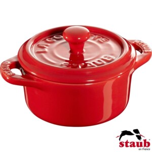 Mini Caçarola Redonda 10cm Cereja Staub Ceramic