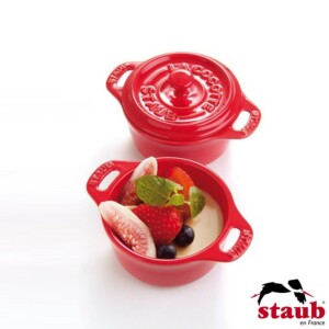 Mini Caçarola Redonda 10cm Cereja Staub Ceramic